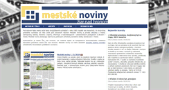 Desktop Screenshot of noviny.ziar.sk