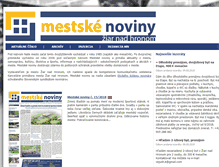 Tablet Screenshot of noviny.ziar.sk